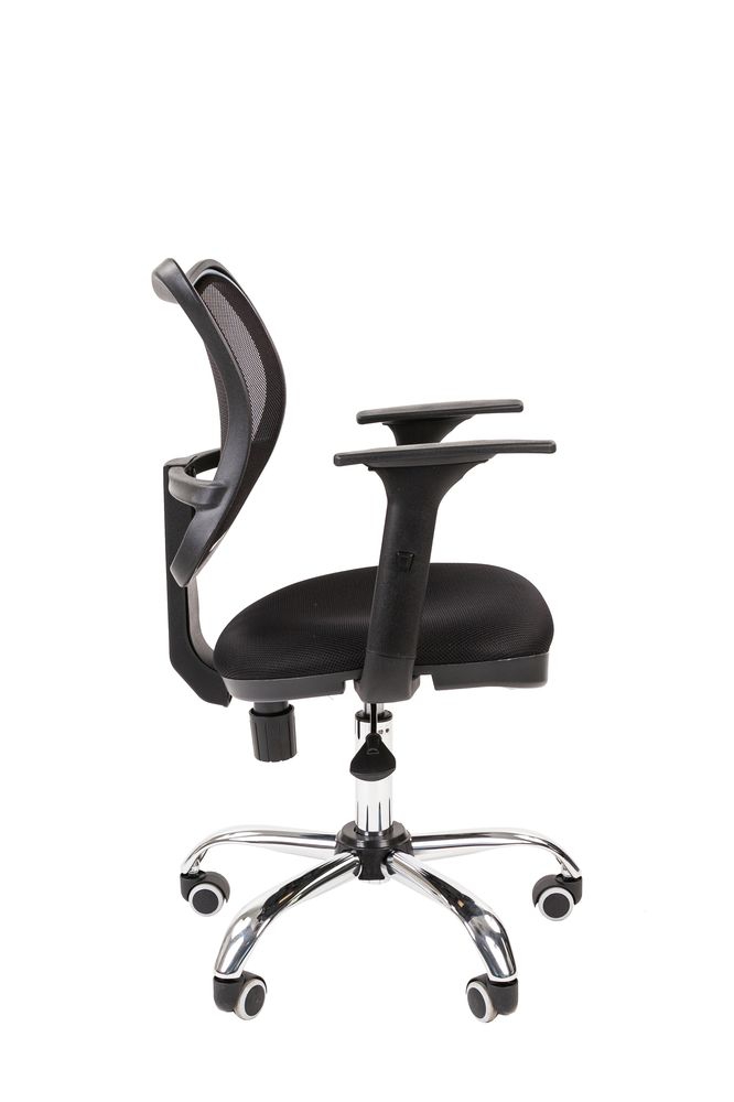 Офисное кресло для оператора CHAIRMAN 450 Chrome New Черный