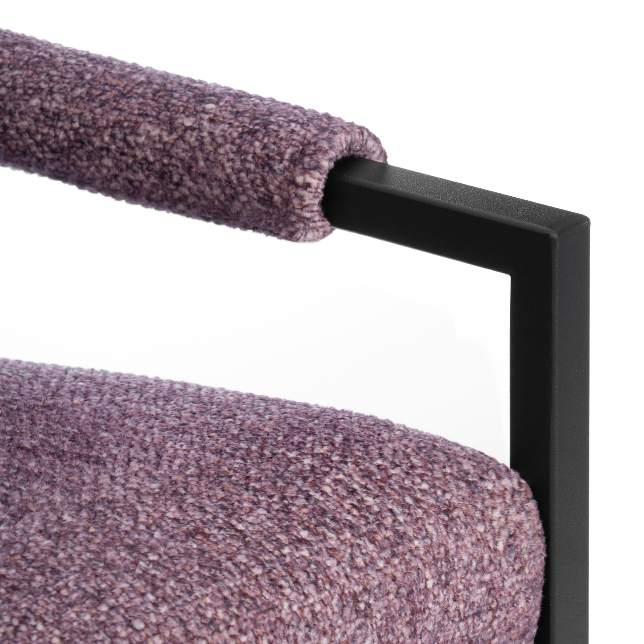 Диван Charli LUX Д/Чарли Люкс велюр/букле, VT shape wood rose