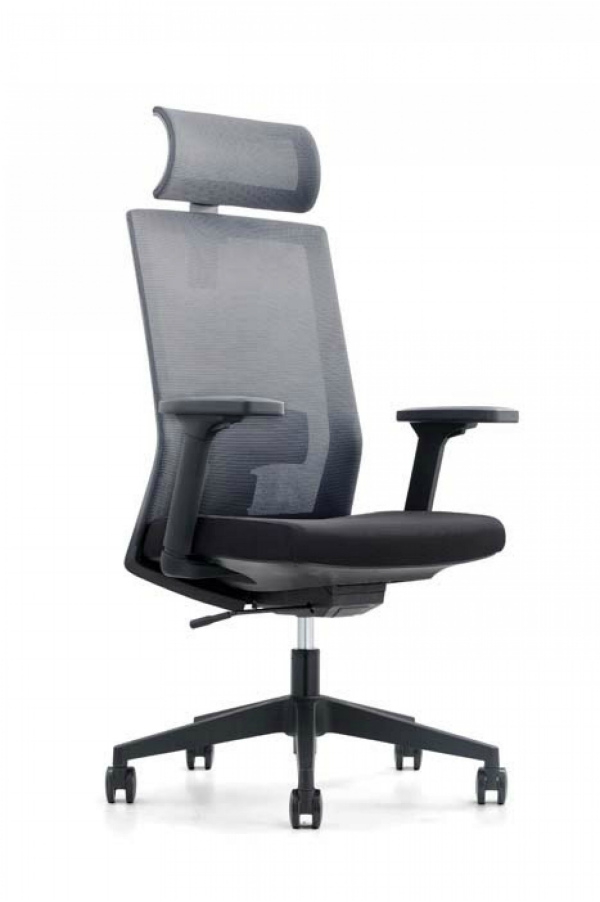 Кресло офисное ПАРТНЕР Серая сетка