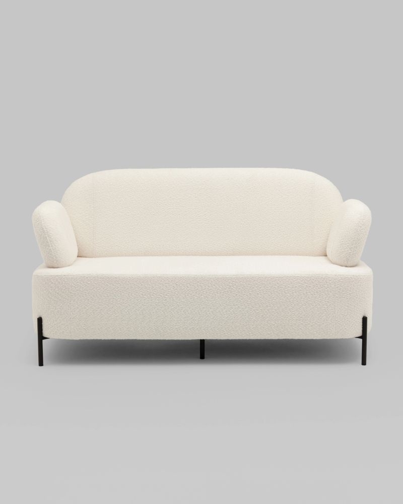 Диван Кэнди ткань букле белый