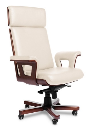 Кресло для руководителя Cadis A кожа Бежевая