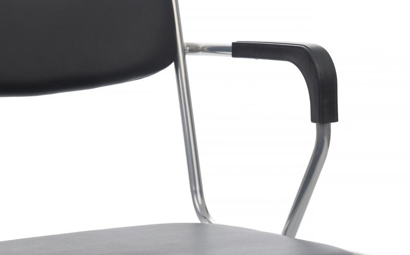 Кресло Nix Plus RCH OMKL-03 Черный/Металл окрашенный Хром