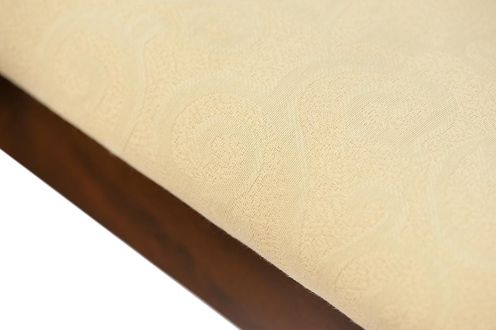 Стул Персей/ Perseus дерево гевея, 46х54х99см, Cappuchino , ткань кремовая с рисунком (3321)