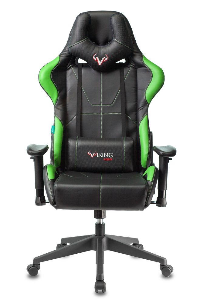 Кресло игровое Бюрократ VIKING 5 AERO LGREEN