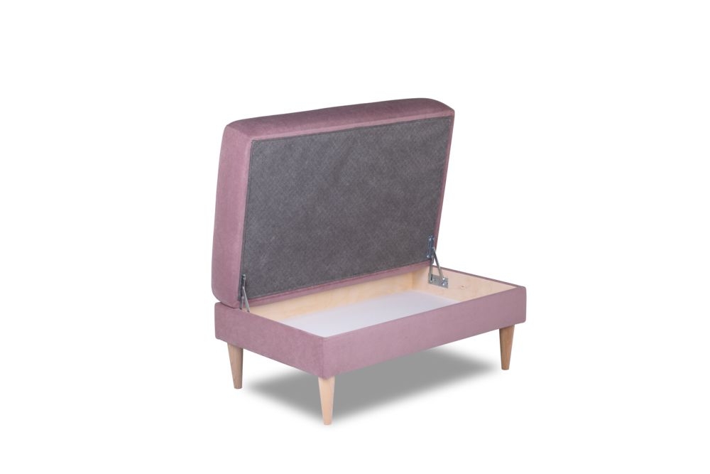 Пуф прямоугольный с ящиком CHAIRMAN ЛАРС (П) ткань велюр Formula 392