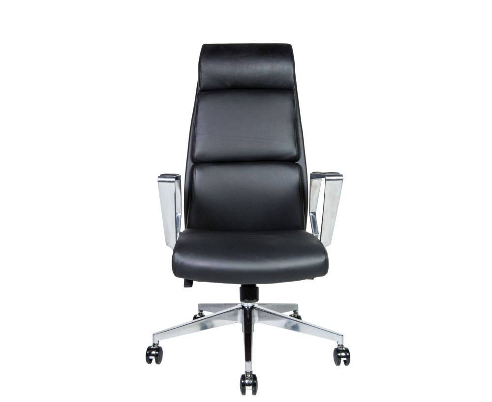 Кресло руководителя Лондон Люкс ZR8637H-408 black PU Черный