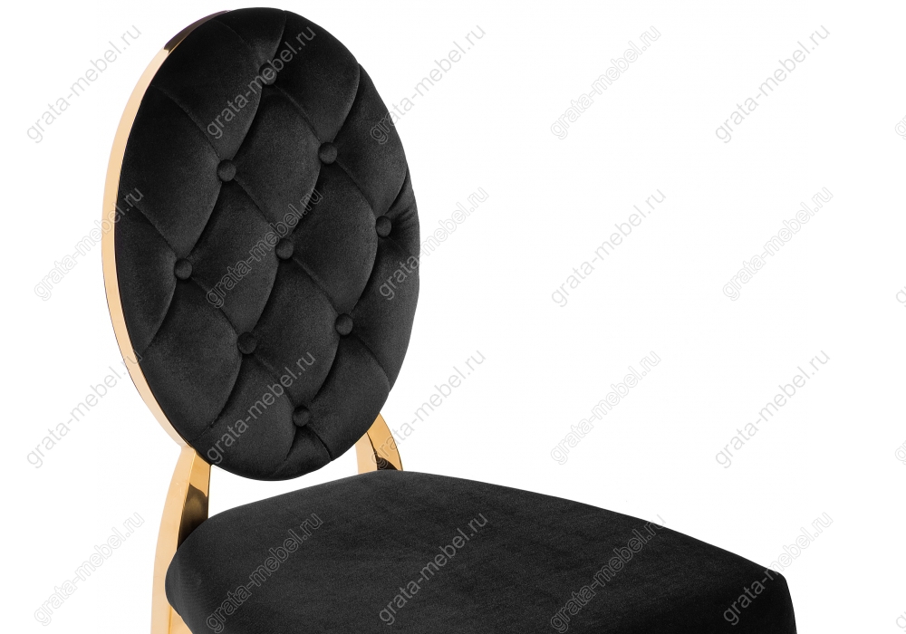 Стул Odda черный / золотой