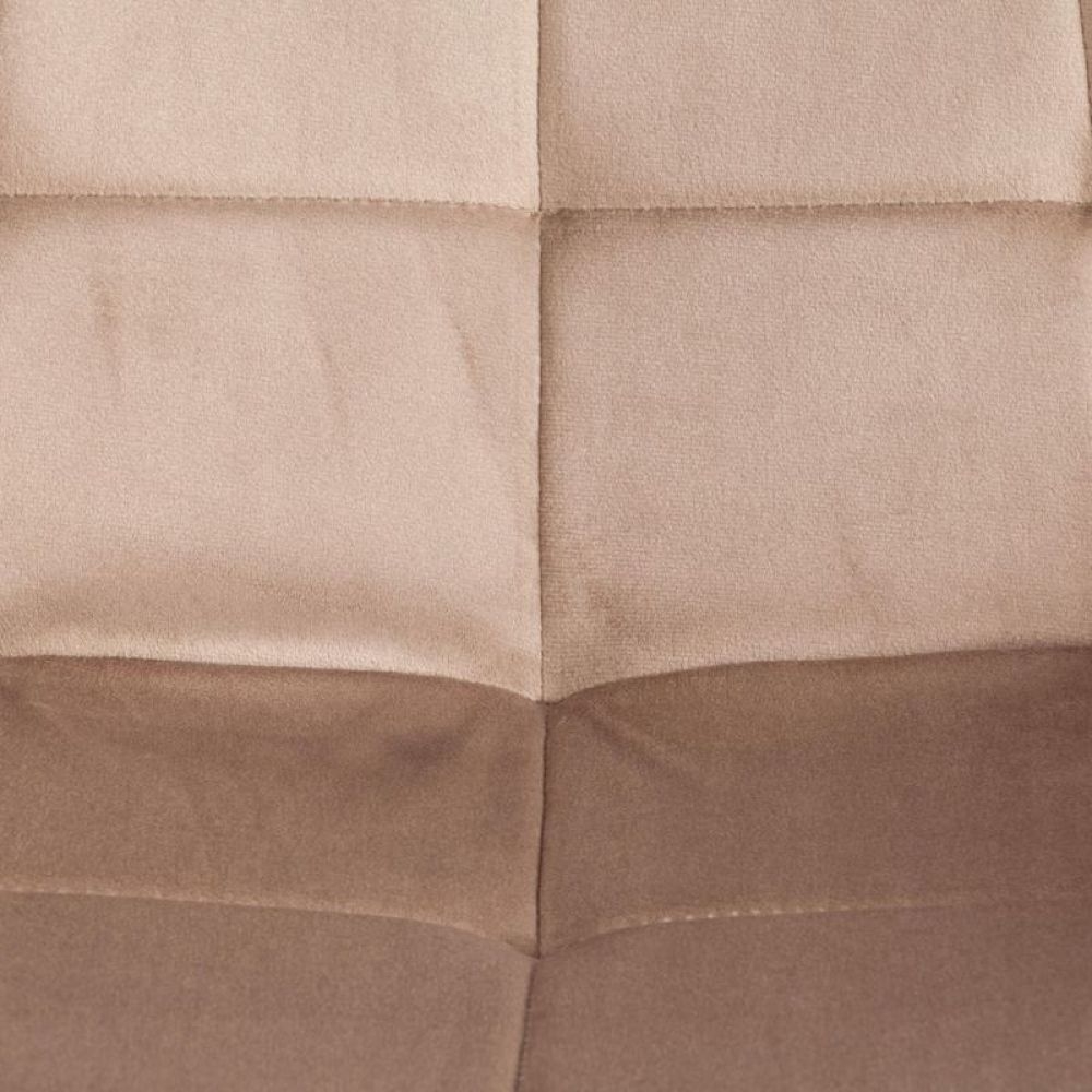 Стул ABRUZZO ( mod. 8060 ) металл/вельвет, 52 х 63 х 85 см, бежевый (HLR 8)/черный