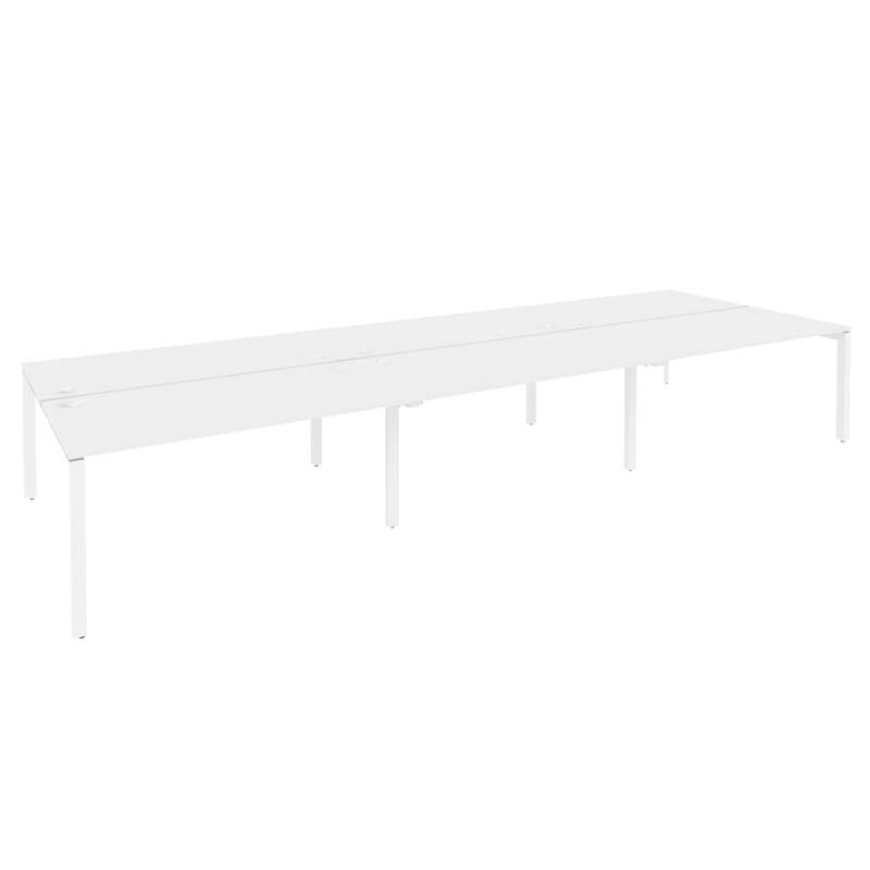 Рабочая станция на П-образном м/к ONIX O.MP-D.RS-6.4.8 Белый Бриллиант