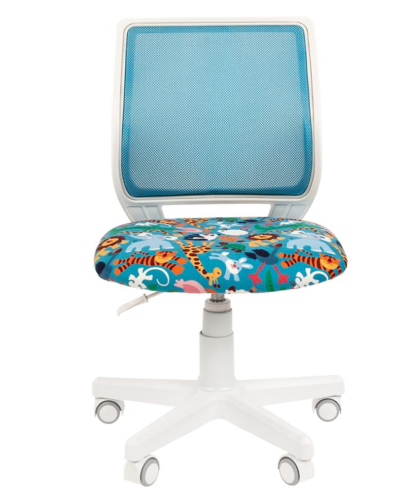 Детское кресло Chairman ТИН (Kids) 112 белый пластик зоопарк/TW-34