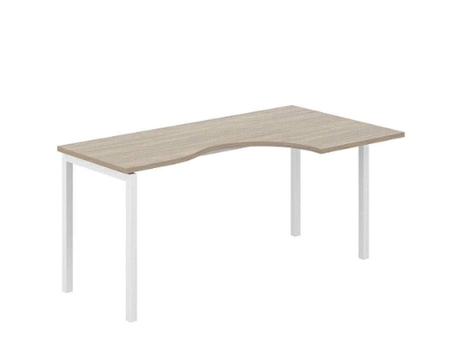 Стол эргономичный правый Sigma SG.232.OD.44.WH.R Дуб темный Белый