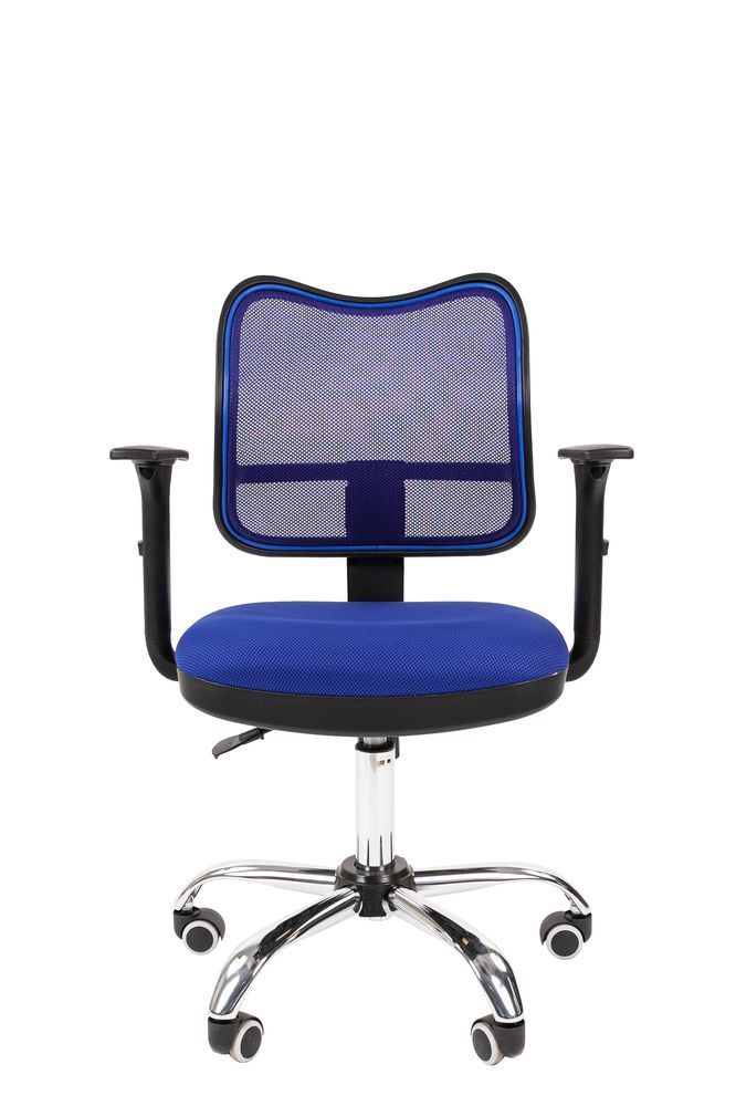 Офисное кресло для оператора CHAIRMAN 450 Chrome New Синий
