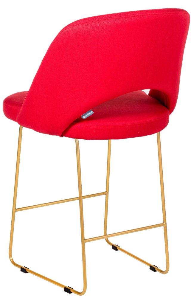 Стул барный Lars (Б) Красн/ЛинкЗолот