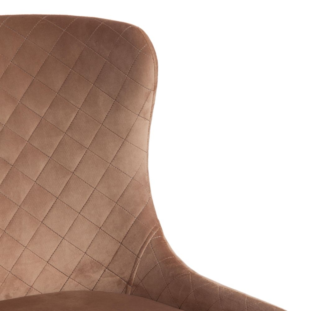 Стул MANTRA (mod. 713) / 1 шт. в упаковке ткань/металл, 49х61х82 см, высота до сидения 49 см, бежевый barkhat 5/черный