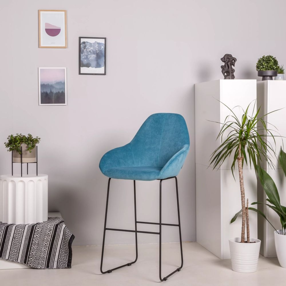 Стул барный Kent (Б) Блю/Линк