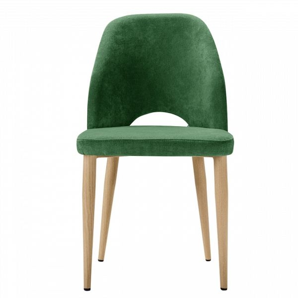 Стул Ledger green grass/нат.дуб