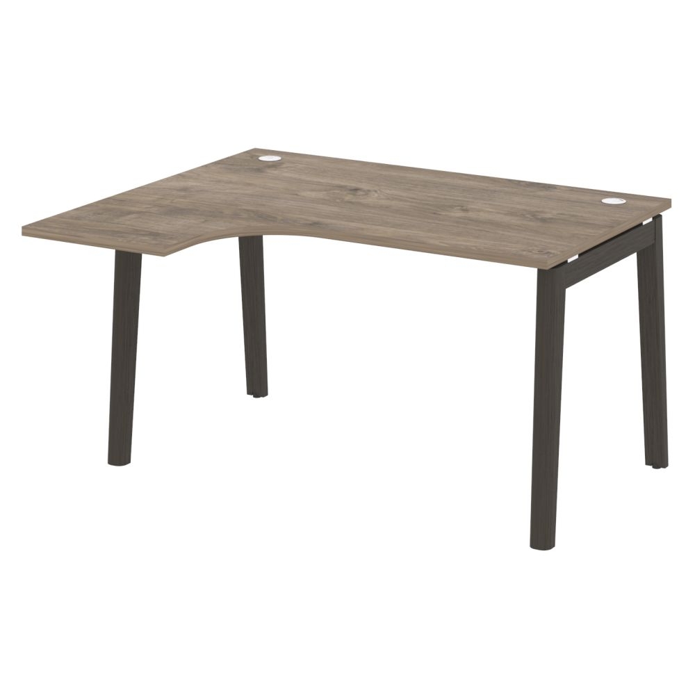 Стол эргономичный левый ONIX WOOD OW.SA-3(L) Тиквуд Темный/Темный