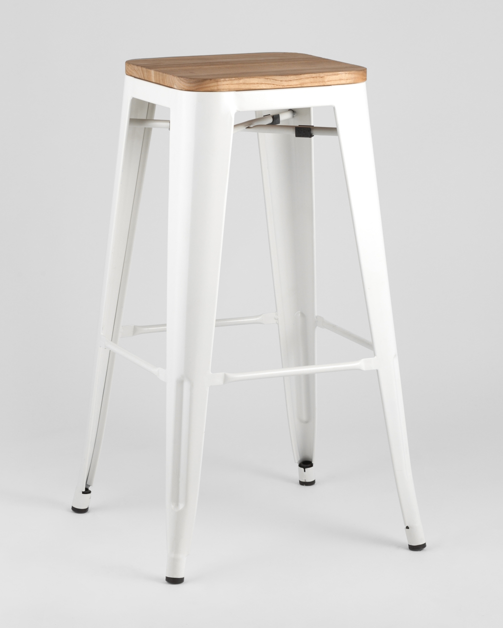 Стул барный TOLIX WOOD Белый