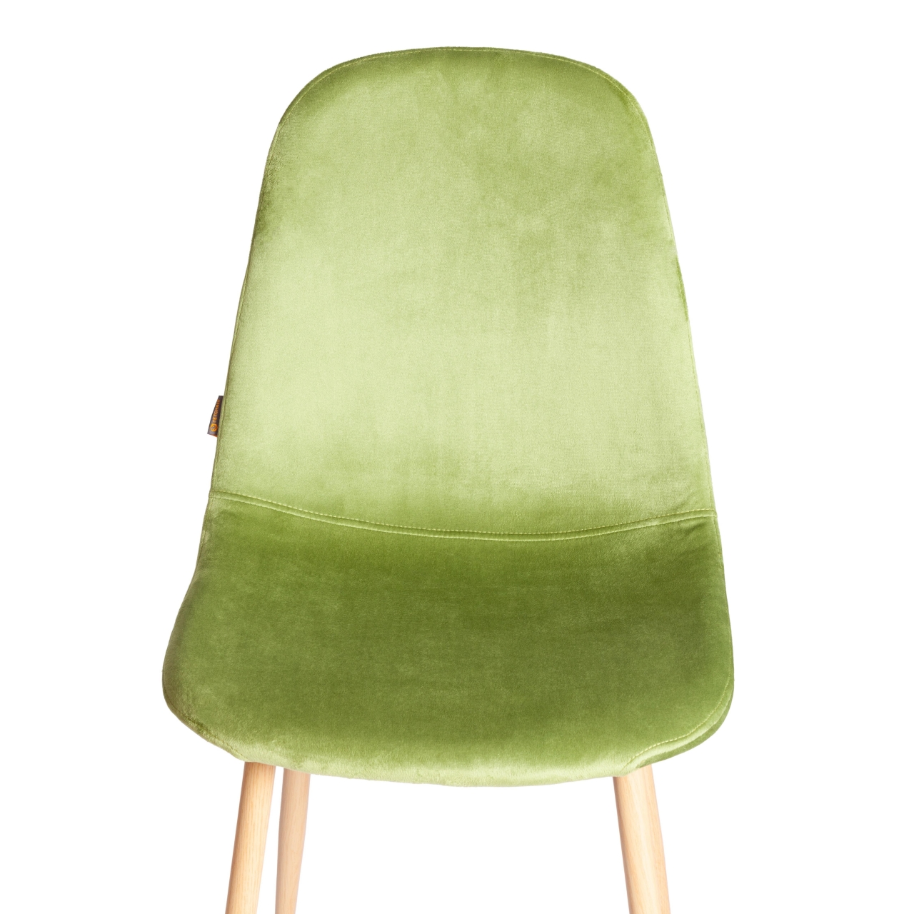 Стул BREEZE (mod. JSC-58) Велюр/металл , 44 х 53 х 86 см, Green (зеленый) HLR54 / натуральный