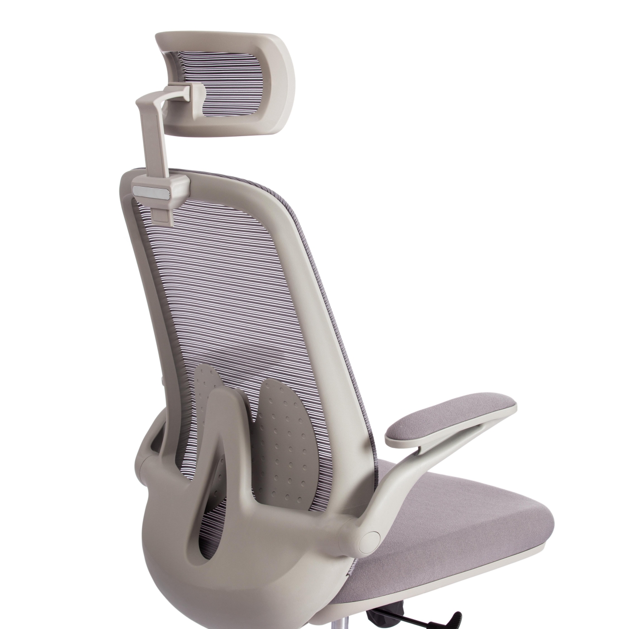 Кресло офисное MESH-10HR ткань, серый