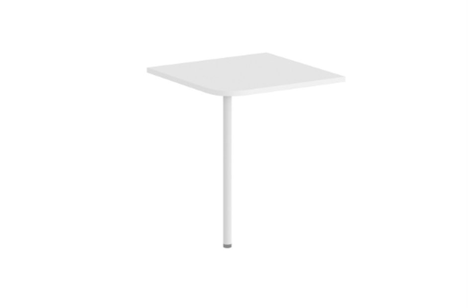 Приставка угловая для стола на одной опоре Sigma SG.462.WH Белая