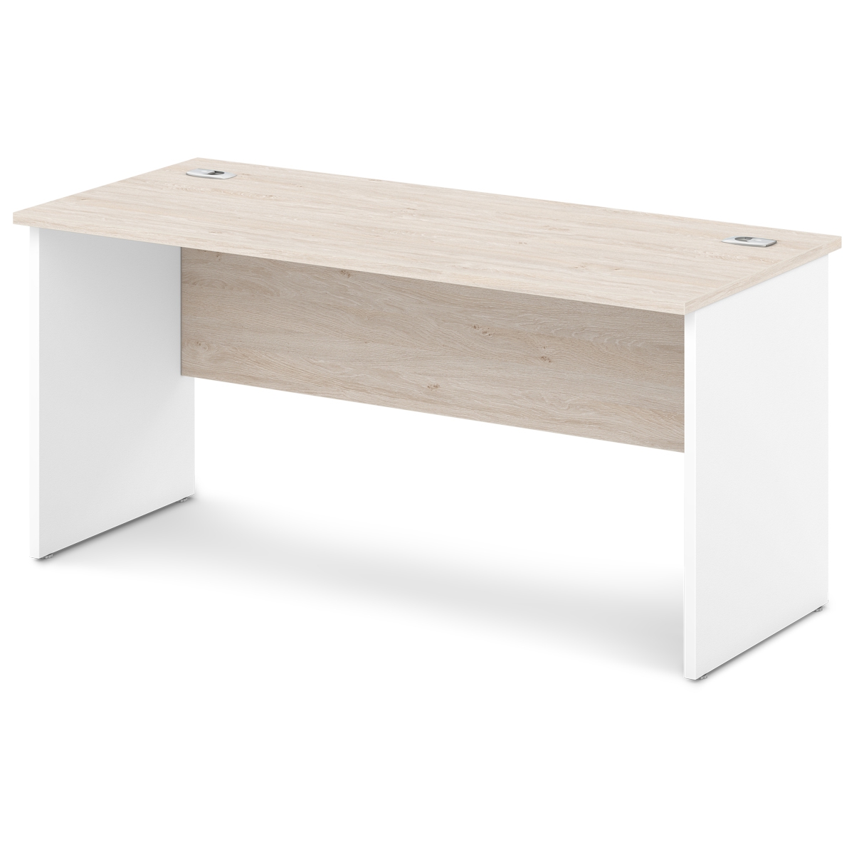 Стол прямой Sentida S-16 Дуб Верцаска светлый-Белый