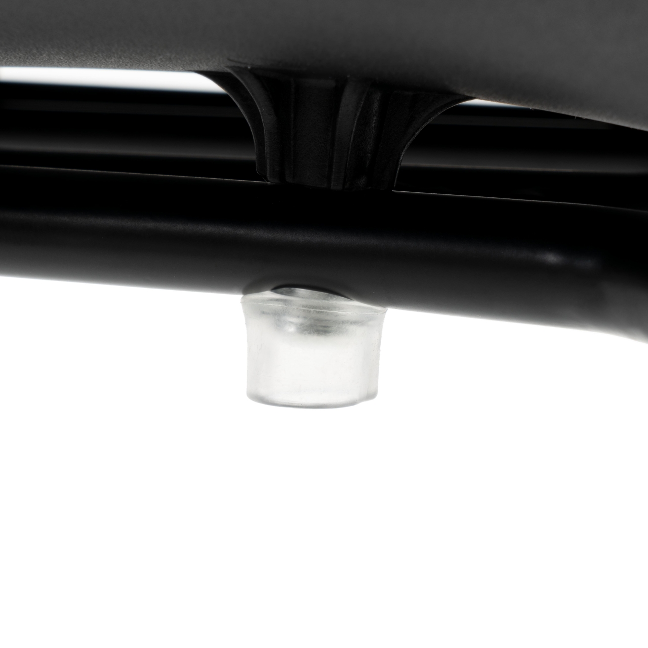 Стул VAN HALLEN (mod. 1534-45) пластик/металл, 45х52х77 см, высота до сиденья 46,5 см, черный/черный