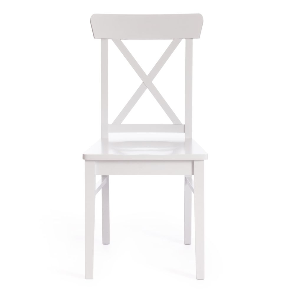 Стул Retro / 1 шт. в упаковке дерево гевея, МДФ, 44,3 x 55 x 89 x SH45см, Белый (White)