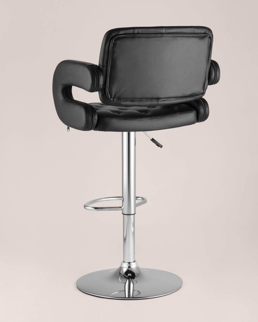 Барный стул Бентли PU-кожа Черный