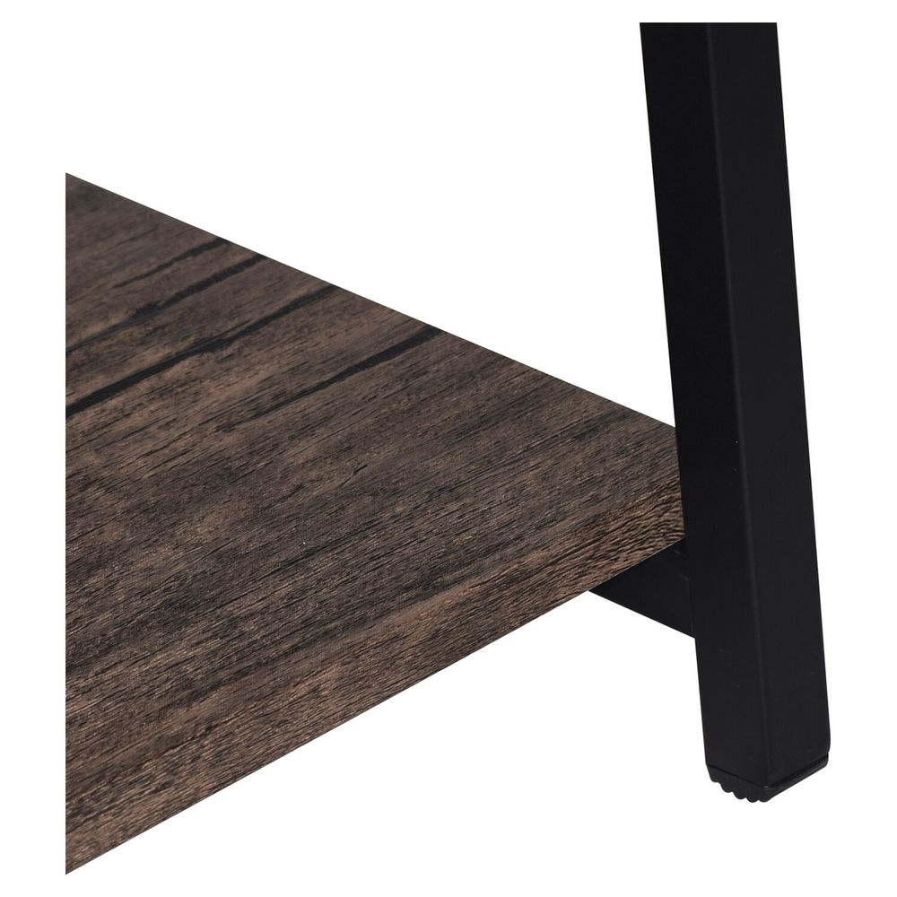 Стеллаж на металлокаркасе BRABIX LOFT SH-003 Мореный дуб