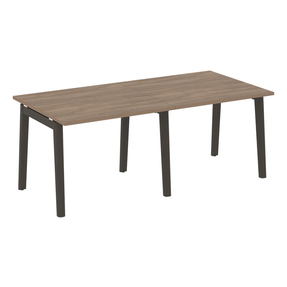 Стол переговорный (2 столешницы) ONIX WOOD OW.PRG-2.1 Дуб Аризона/Темный