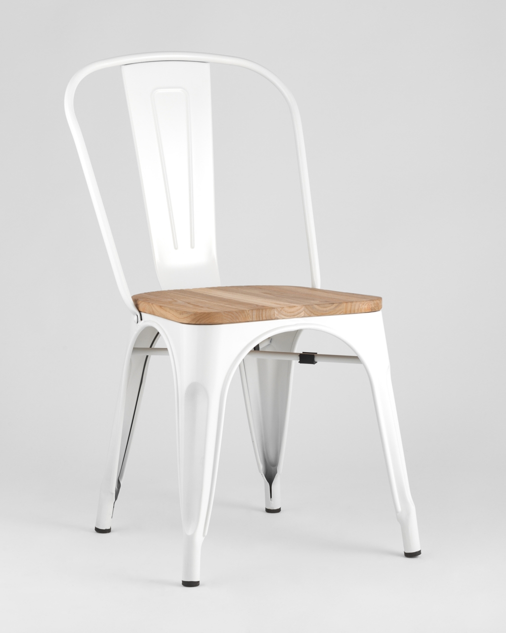 Стул Tolix Wood 850 Белый матовый