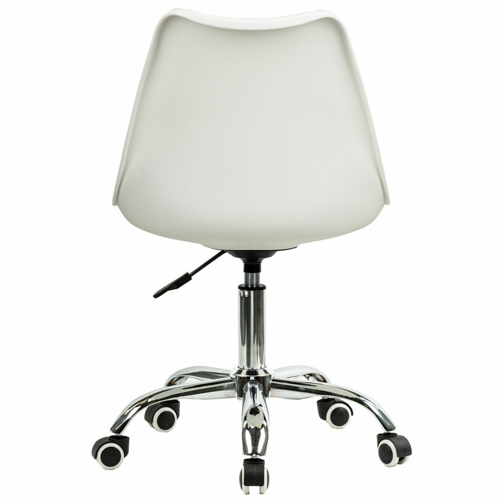 Офисное кресло БРАБИКС Еамес МГ-310 CХ экокожа Белый / BRABIX Eames MG-310 CH