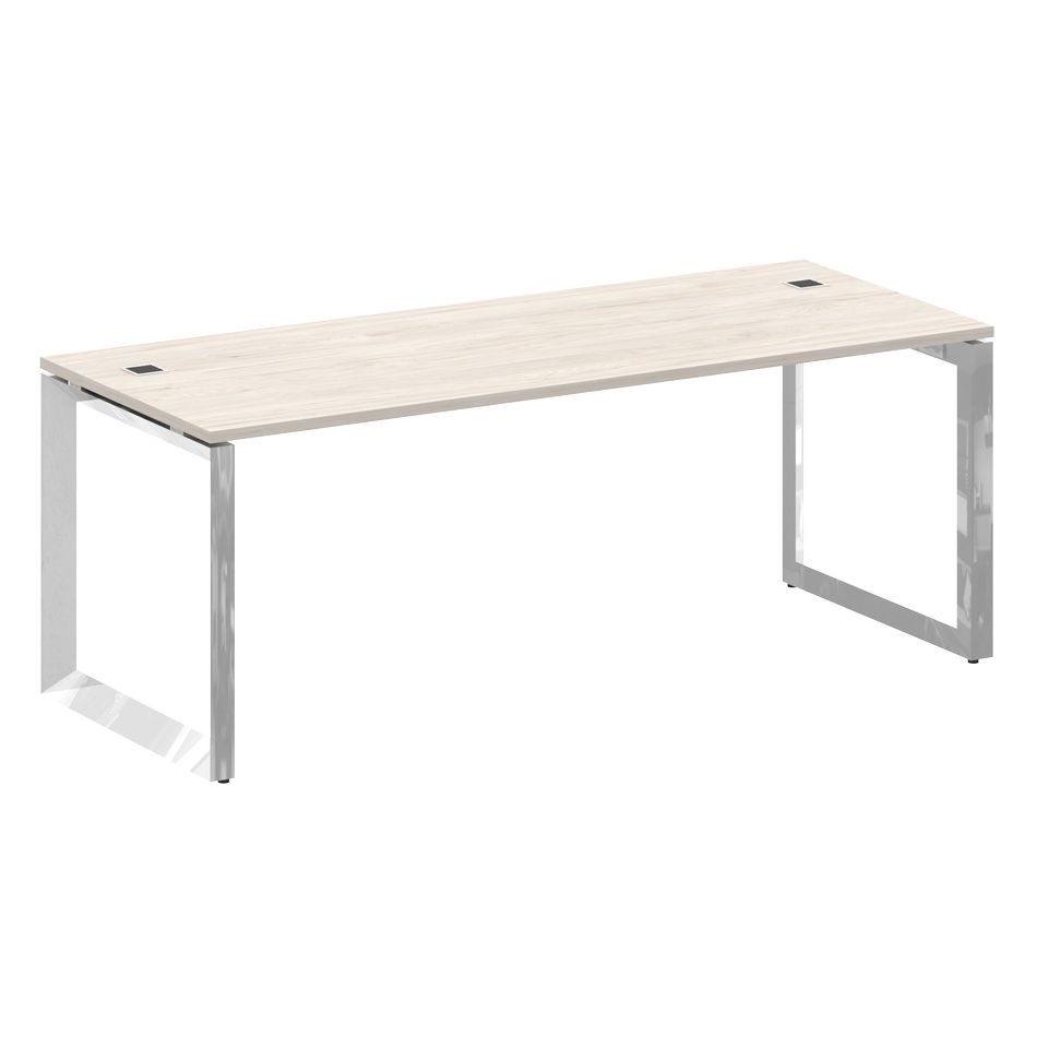 Стол рабочий руководителя на О-образном м/к ONIX DIRECT LUX M-O.MO-SRR-6.8 Денвер светлый