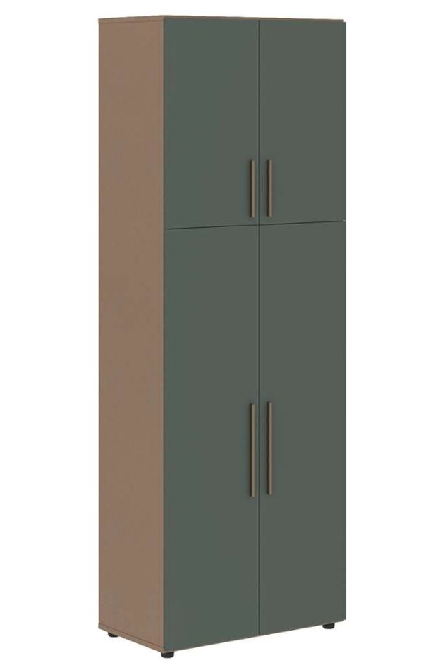 Шкаф с глухими средними и малыми дверьми VELION VHCS 80.3 Нефрит Кобра