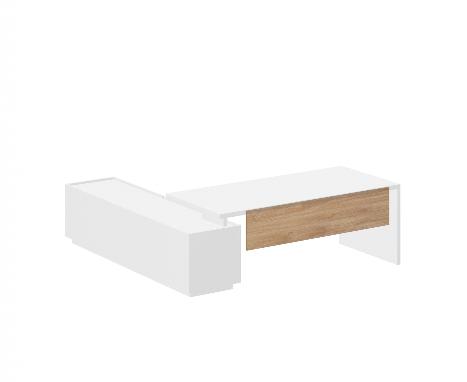 Стенка вертикальная (для арт.01) Oliver OL-20-19.GN Гикори натуральный