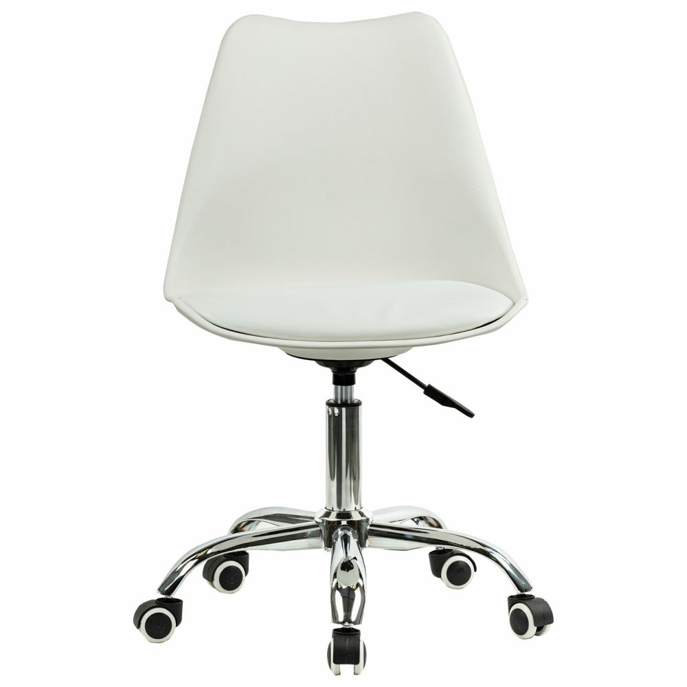 Офисное кресло БРАБИКС Еамес МГ-310 CХ экокожа Белый / BRABIX Eames MG-310 CH