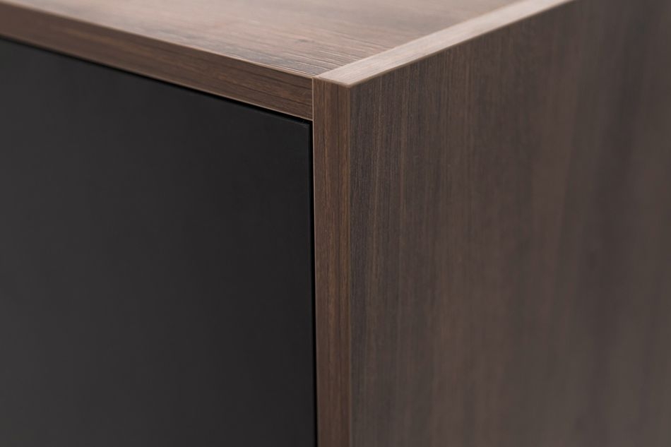 Шкаф для бумаг MURANO 108 601 KR/BL Кальяри/Черный