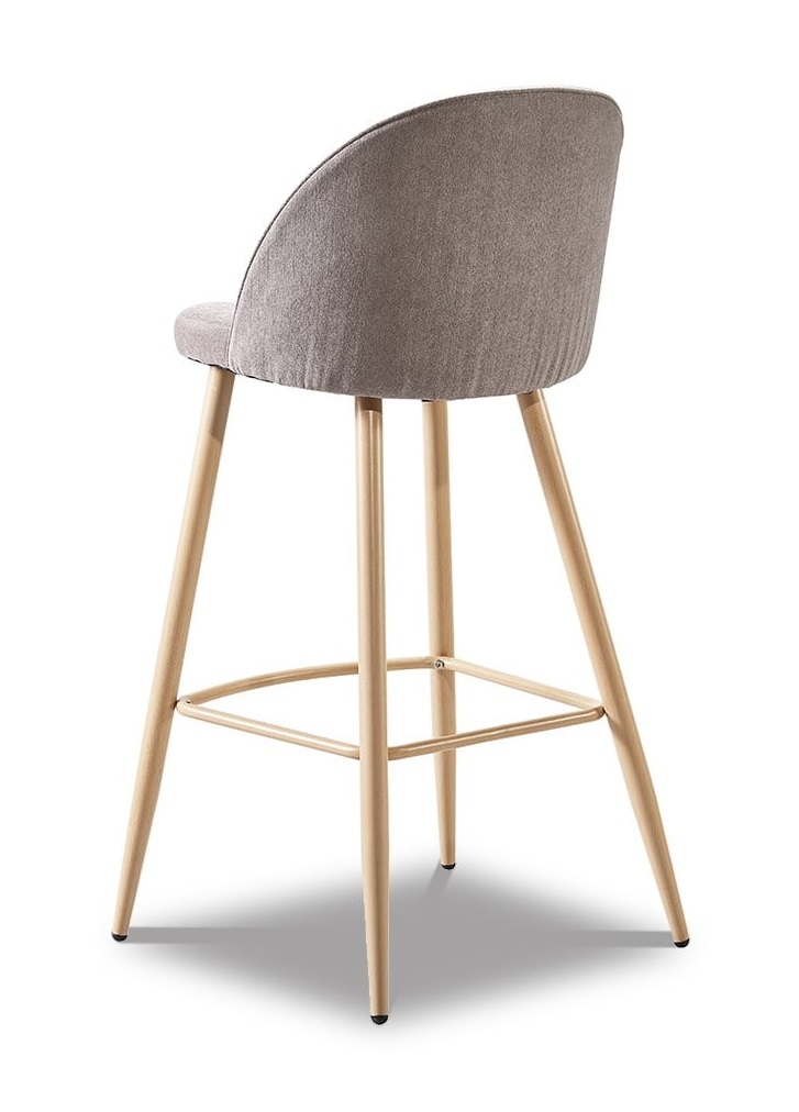 Барный стул Хартон ножки под дерево Бежевый