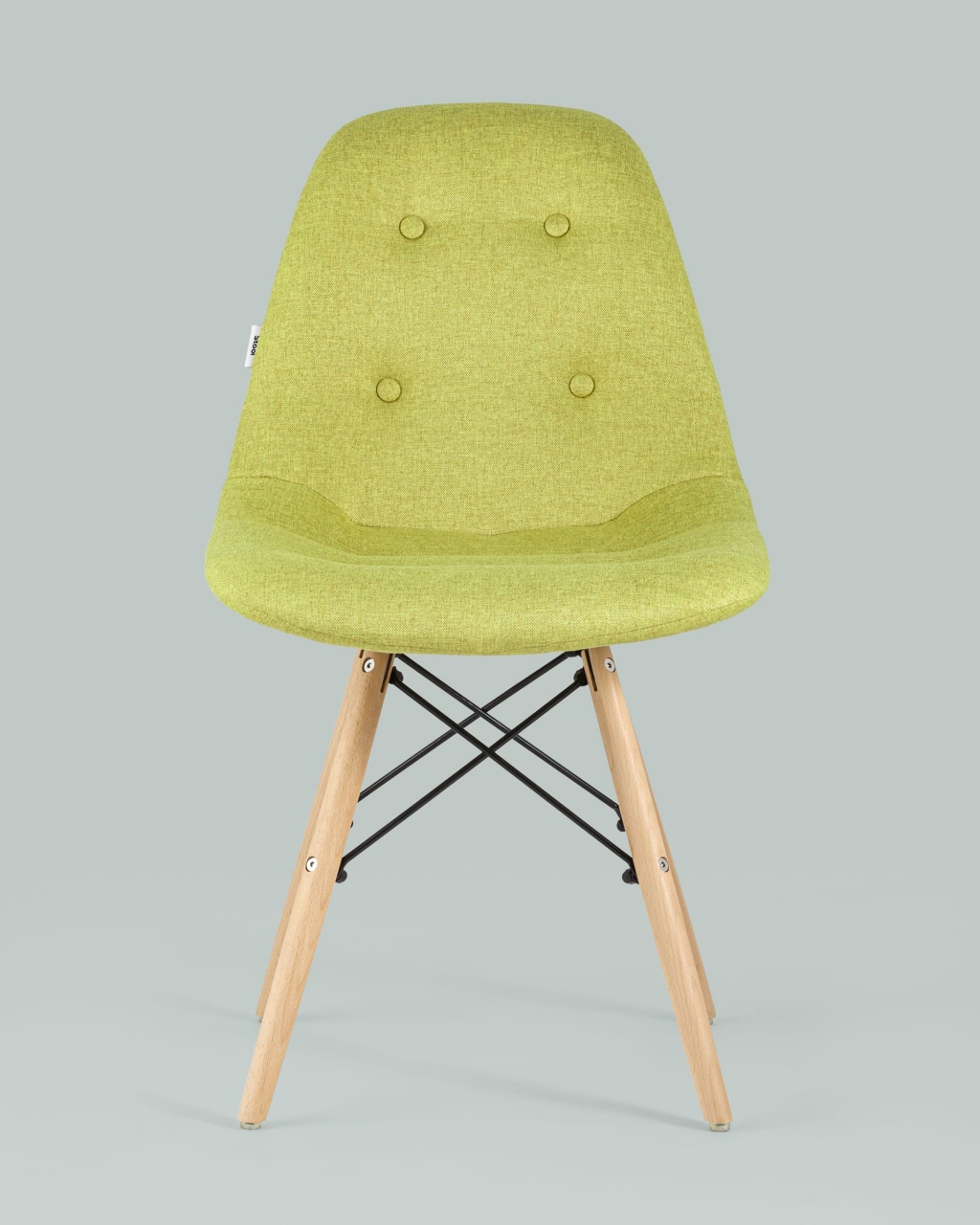 Стул DSW SOFT рогожка Оливковый