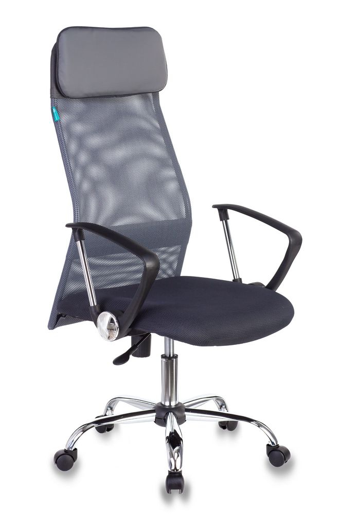 Кресло руководителя KB-6N SL DG/TW-12 Серое