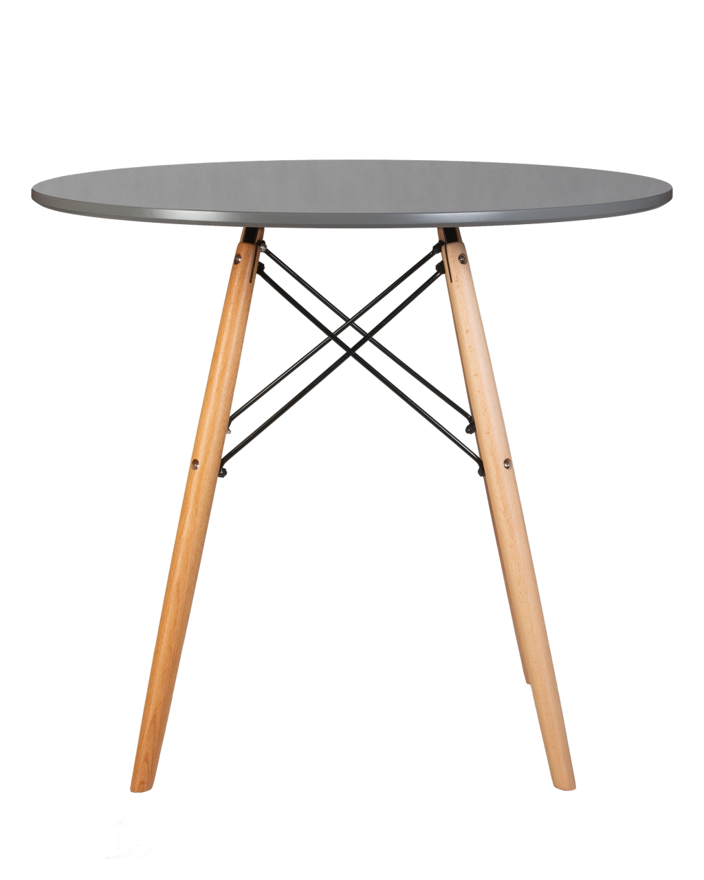 Стол обеденный DOBRIN CHELSEA 80 Темно-серый GR-04