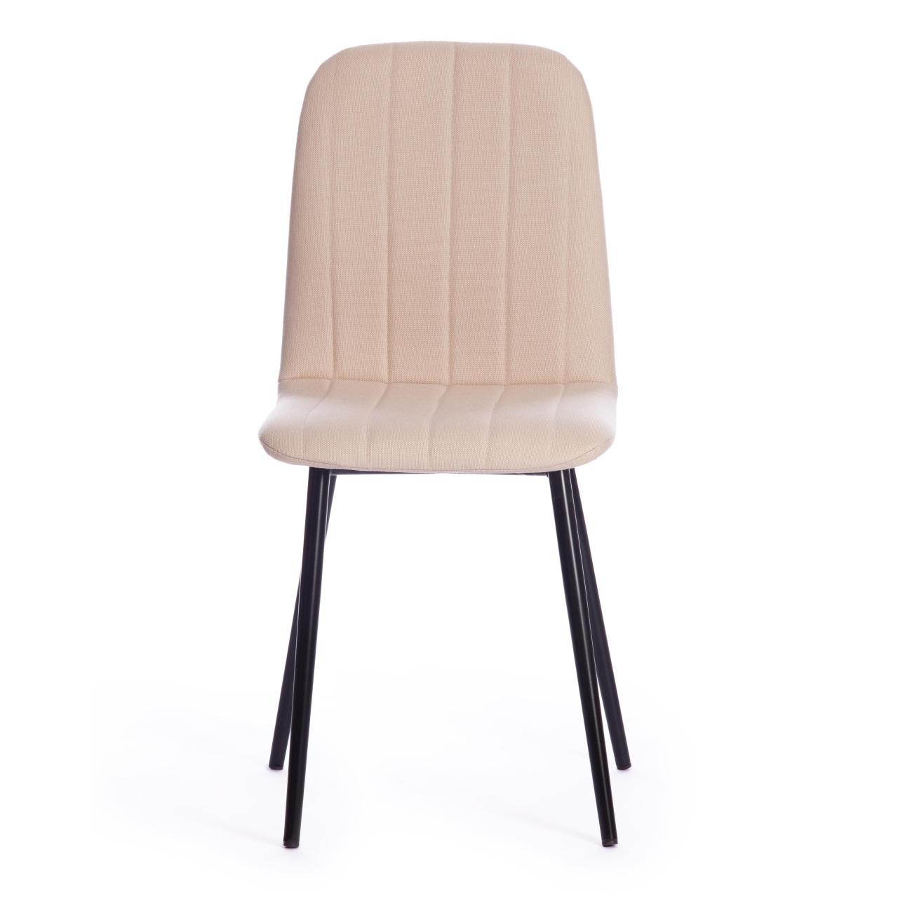 Стул ARC ткань/металл, 46 х 52 х 88 см, бежевый 08/черный