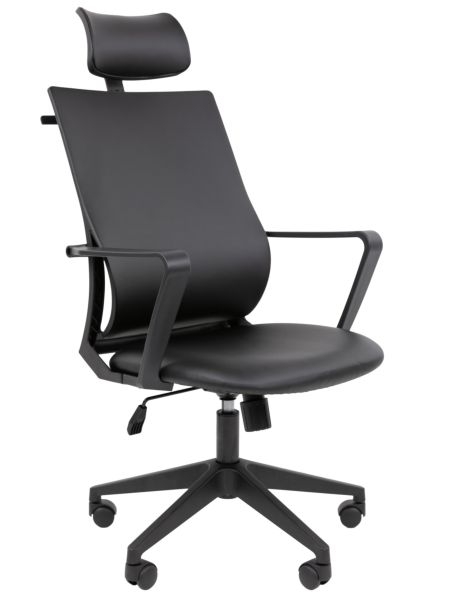 Кресло руководителя Chairman 545 экокожа Черный