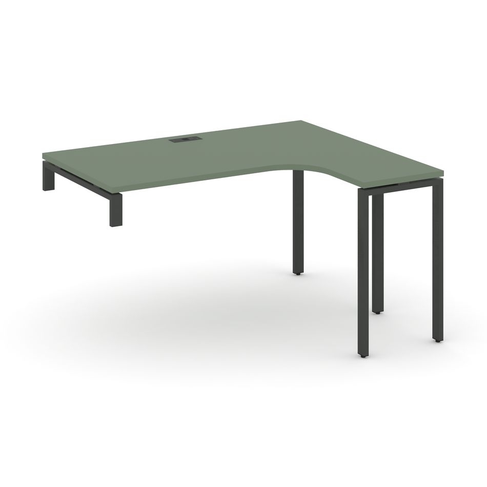 Стол-надставка на опорную тумбу (правый) CONCEPT CN.OSAN-004(R) Кобо Антрацит