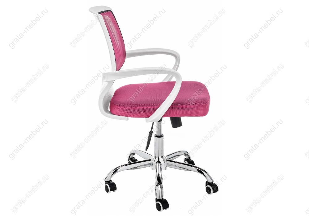 Компьютерное кресло Ergoplus белое / розовое