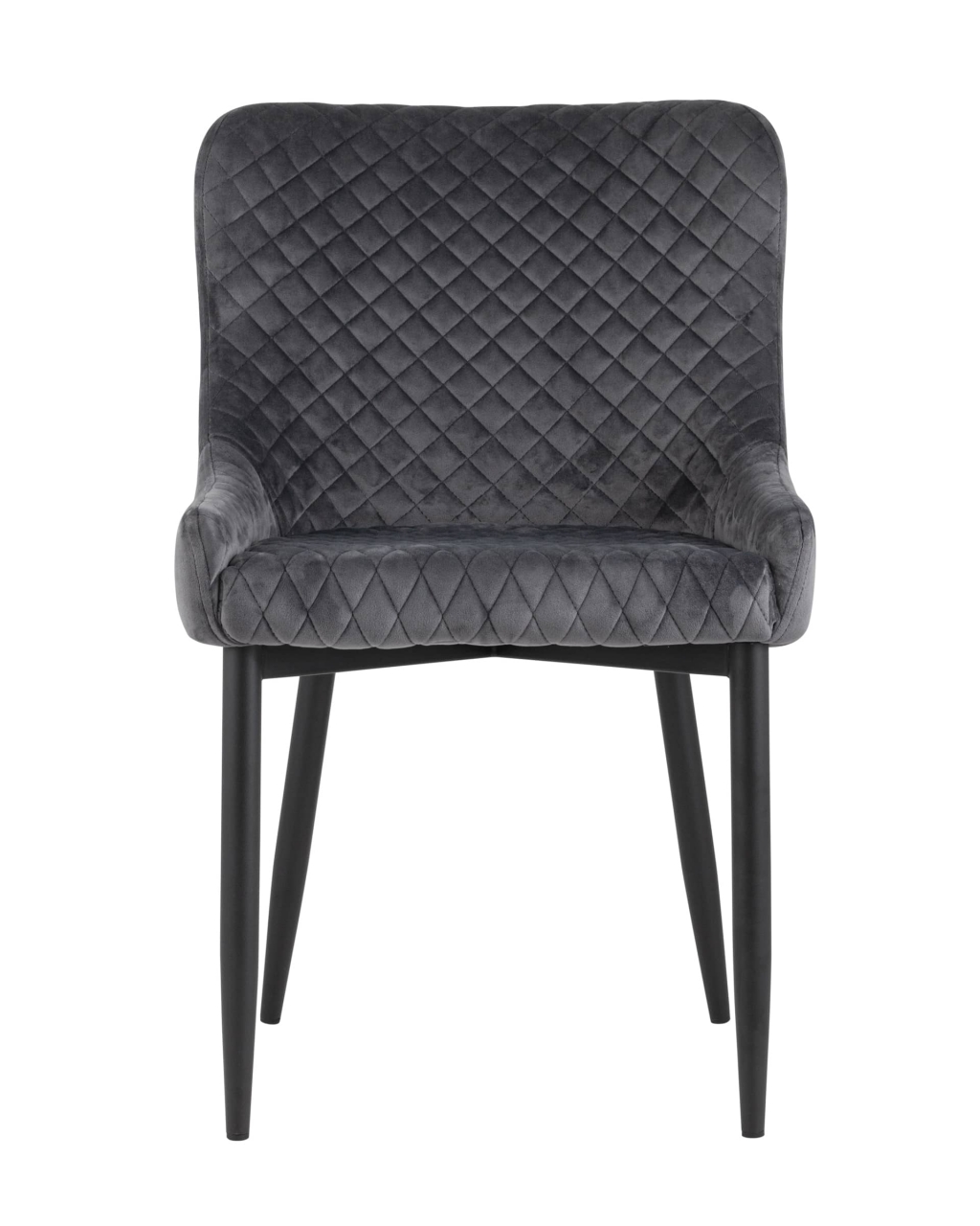 Обеденная группа стол Clyde бетон-белый, стулья Ститч Серые