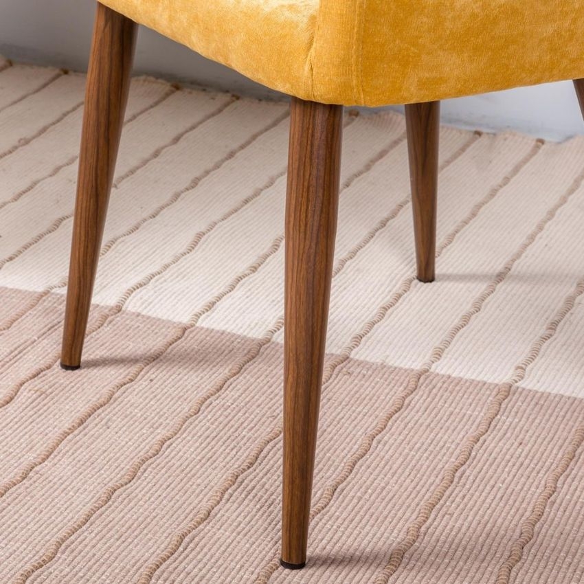 Стул Oscar Желт/Темный Орех