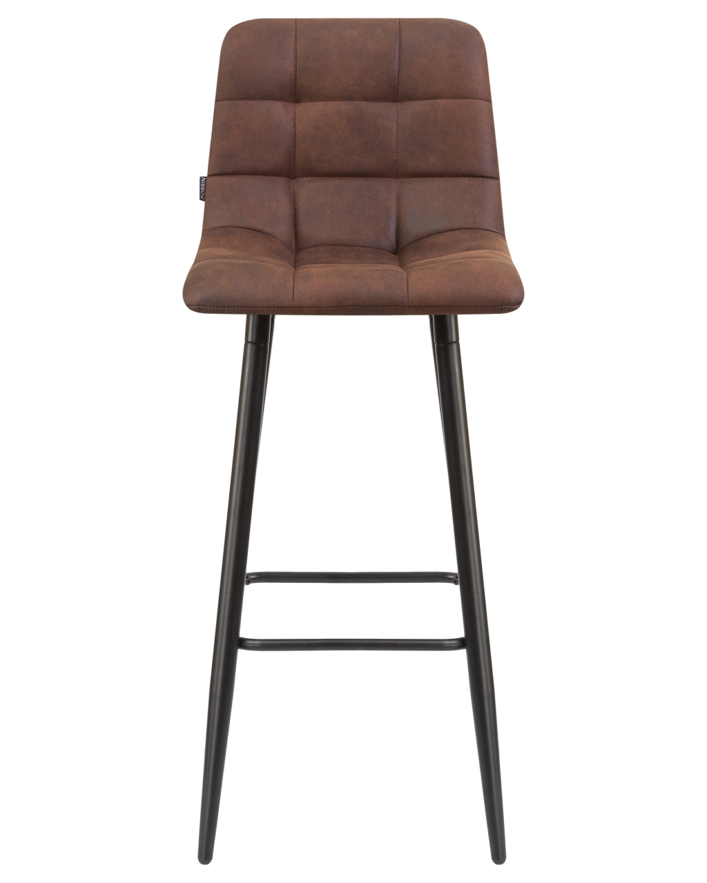 Стул барный DOBRIN NICOLE Коричневая микрофибра PK-03