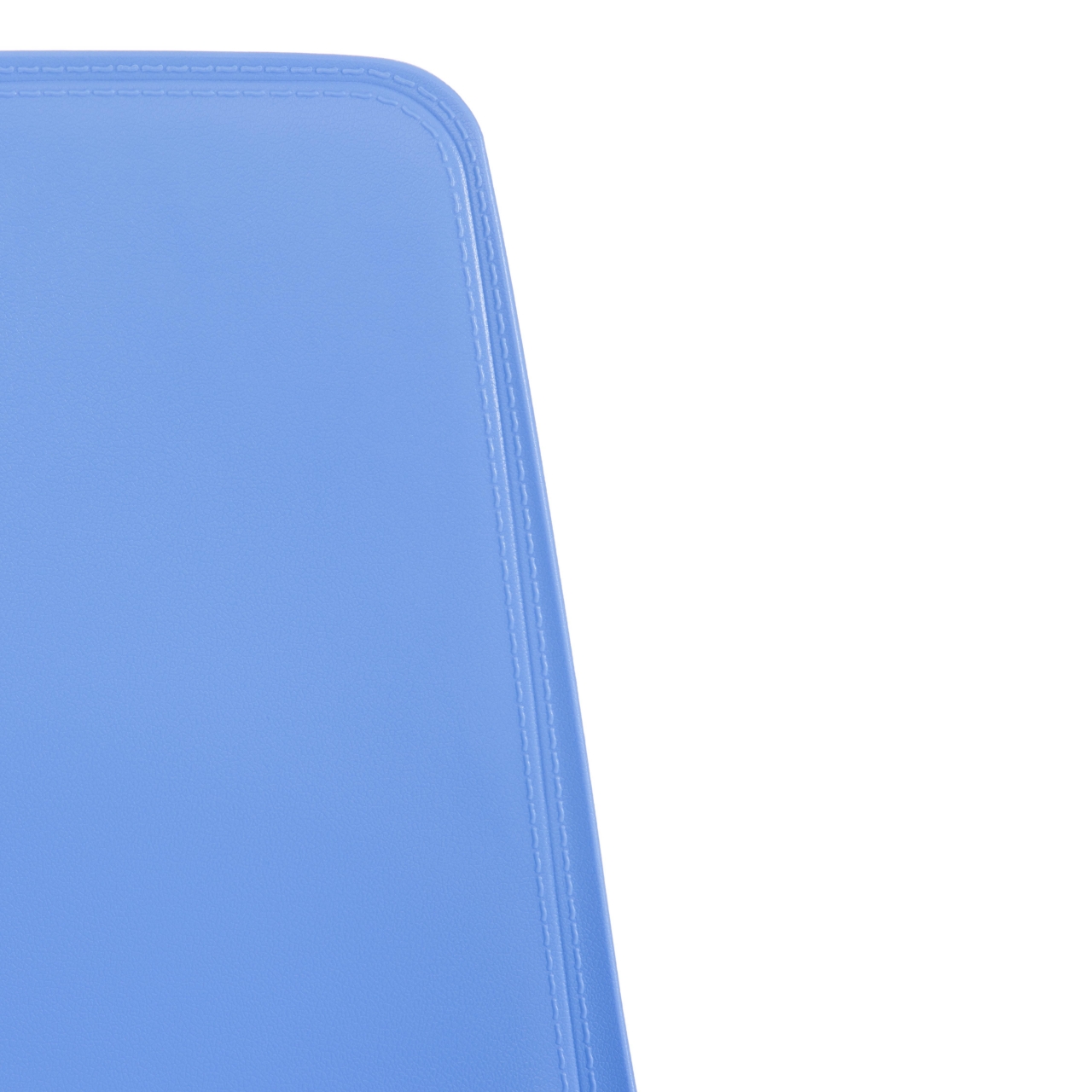 Стул GENIUS (mod 75) металл/пластик, 46x56x84cм, голубой/ножки хром